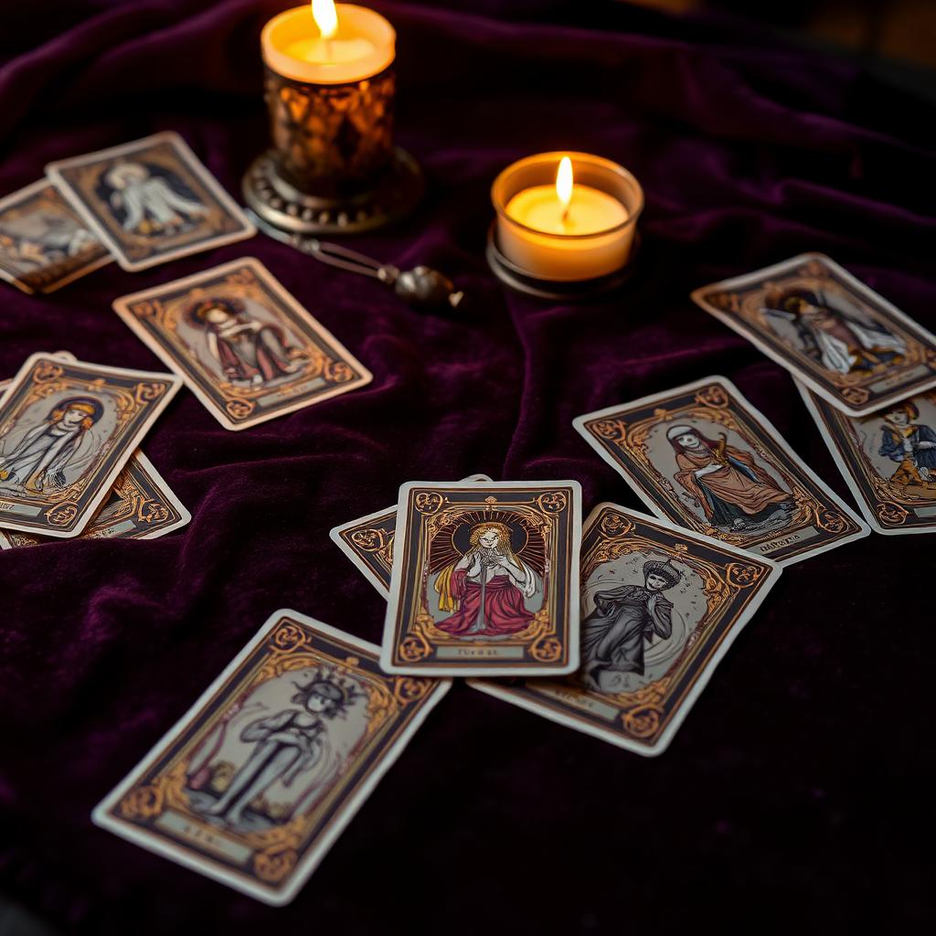 Ritual de leitura de cartas da Vidente Monique